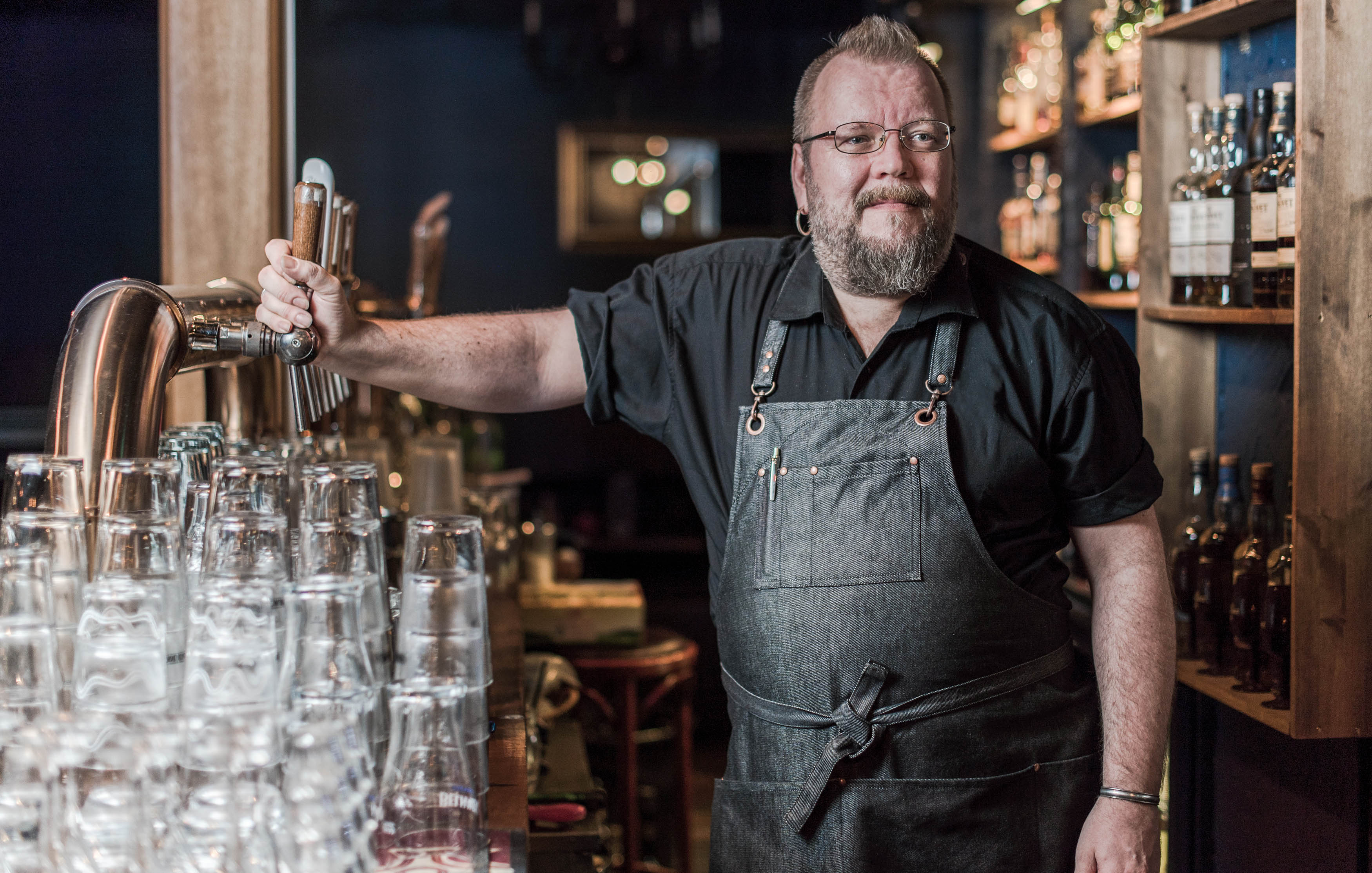 Black Door bar bartender
